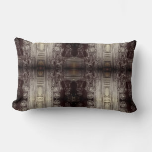 Vintage Paris Palace Versailles astronomical clock Lumbar Pillow