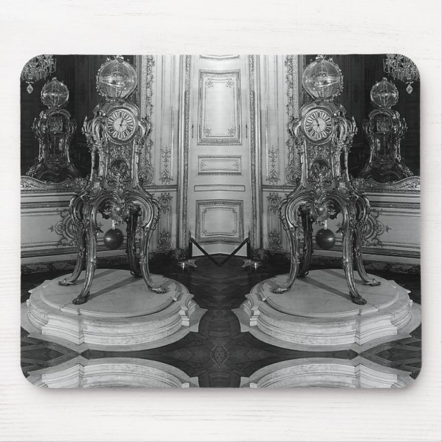 Vintage Paris Palace Versailles astronomical clock Mouse Pad (Front)