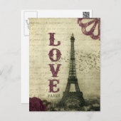 Vintage Paris Postcard (Front/Back)