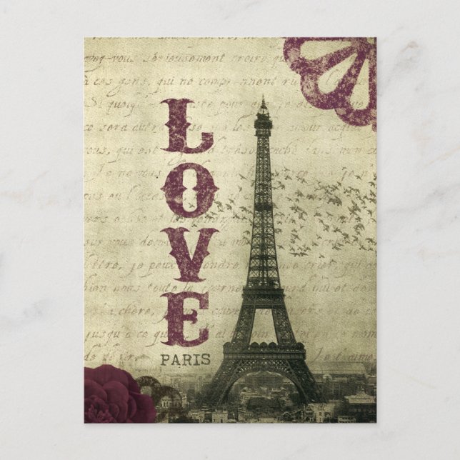 Vintage Paris Postcard (Front)
