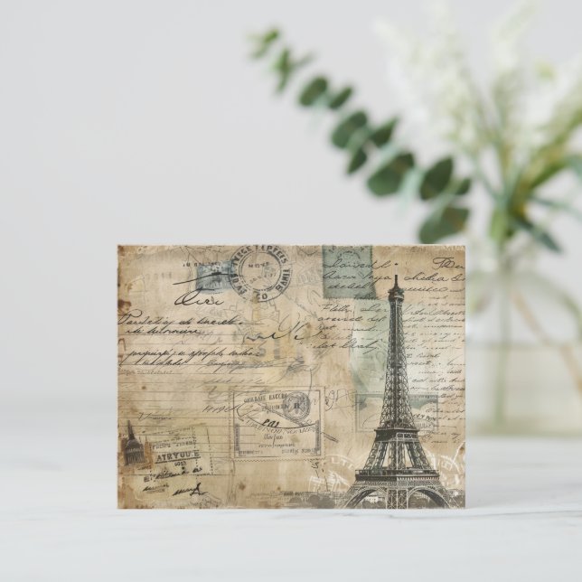 Vintage Paris  Postcard (Standing Front)