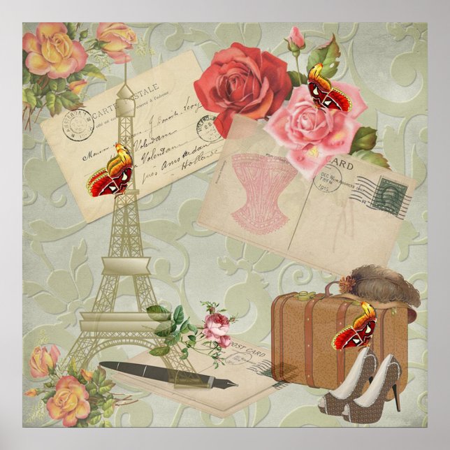 Vintage Paris Poster (Front)