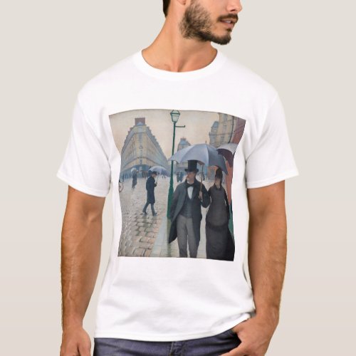 Vintage Paris Street on a Rainy Day T_Shirt