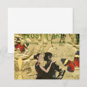 Vintage Paris Tango post card (Front/Back)