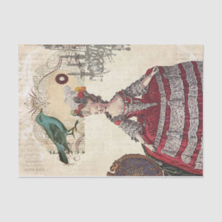 Vintage Paris Tea Party Birthday Marie Antoinette Tissue Paper