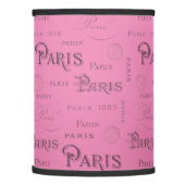 Vintage Paris Themed Lamp Shade (Left)