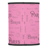 Vintage Paris Themed Lamp Shade (Back)
