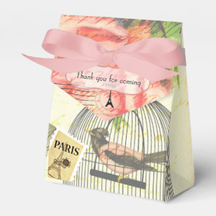 Paris Themed Parties Favor Boxes Zazzle