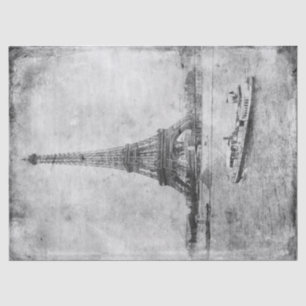 Vintage Paris Tissue or Decoupage Paper