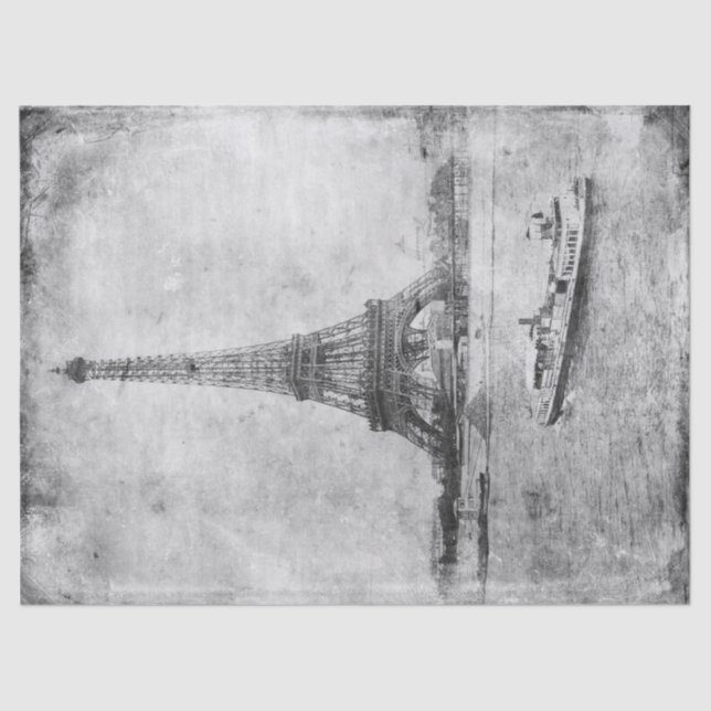 Vintage Paris Tissue or Decoupage Paper (Front)