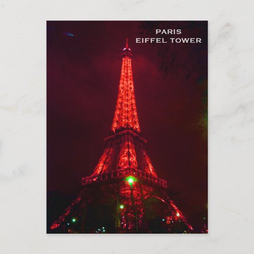 Vintage Paris Travel Tourism Postcard