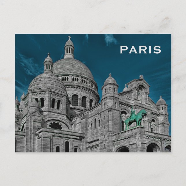 Vintage Paris Travel Tourism Postcard (Front)