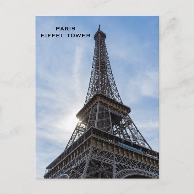 Vintage Paris Travel Tourism Postcard (Front)