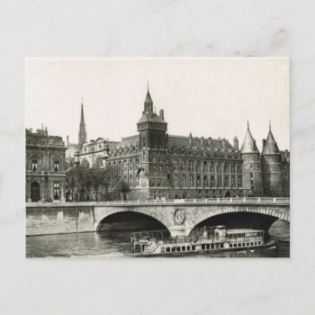 Vintage Paris    Tribunal Postcard by Franceimages at Zazzle