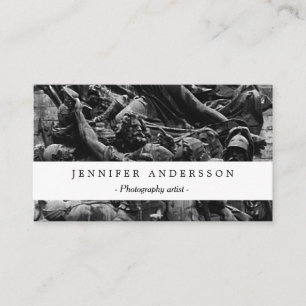 Vintage Paris triumphal arch marseillaise rude Business Card