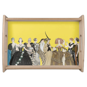 Vintage Parisian Art Deco Fashion - George Barbier Serving Tray
