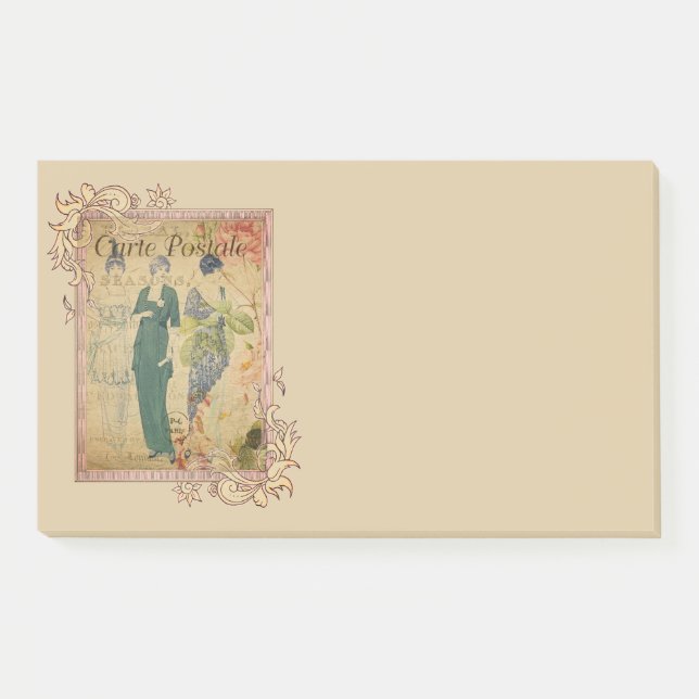 Vintage Parisian Ladies Post-it Notes (Front)