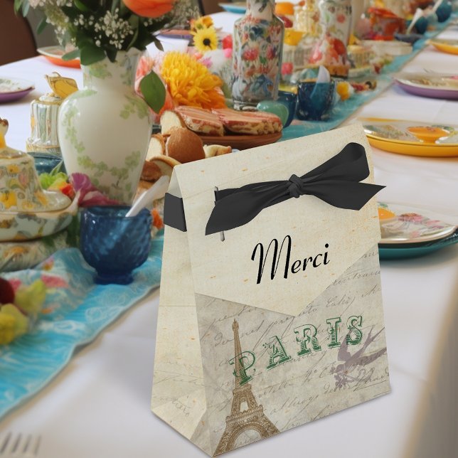 Vintage Parisian Party Favor Boxes (Creator Uploaded)