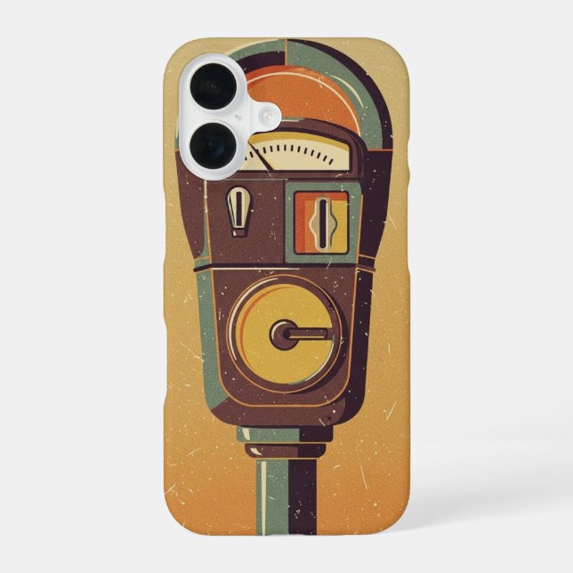 Vintage Parking Meter iPhone Case (Back)