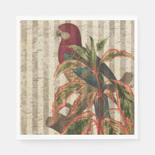 Vintage Parrot Tropical Napkins