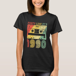 Vintage Party Like It's 1990 Retro 90s Party Outfi T-Shirt