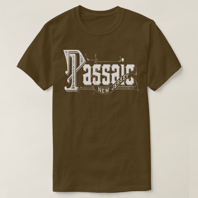 Vintage Passaic NJ T-Shirt (Design Front)