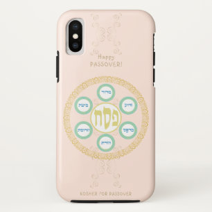Vintage Passover Seder Kosher Pesach iPhone X Case