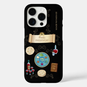 Vintage Passover Seder Kosher Pesach iPhone 16 Pro Case