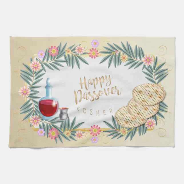 Vintage Passover Seder Kosher Pesach Decorative Kitchen Towel Rab18e7c17703473fb54c7a0b7ad059ed 2cf11 8byvr 644.webp