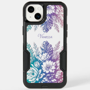 Vintage Pastel Colorful Floral Design OtterBox iPhone 14 Plus Case