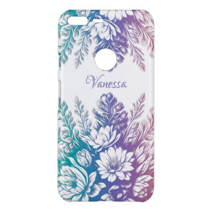 Vintage Pastel Colorful Floral Design Uncommon Google Pixel XL Case