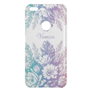 Vintage Pastel Colorful Floral Design Uncommon Google Pixel XL Case