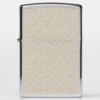 Vintage pastel disty floral patterb throw pillow zippo lighter