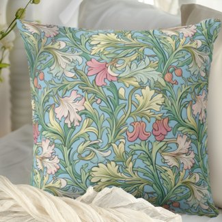 Vintage Pastel Floral Art Nouveau Decorative