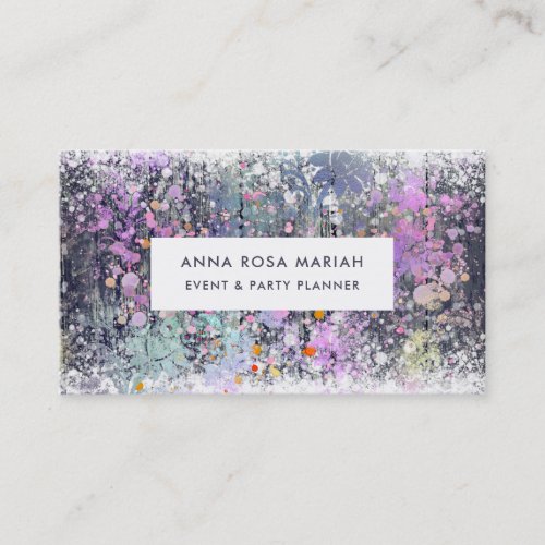  Vintage Pastel Rustic Aged Wood Shabby Blue Business Card