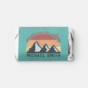 Vintage pastels mountains are calling monogram hershey's miniatures