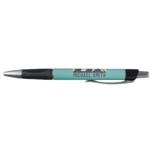 Vintage pastels mountains are calling monogram sky pen