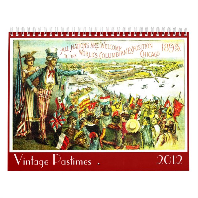 Vintage Pastimes - Calendar (Cover)