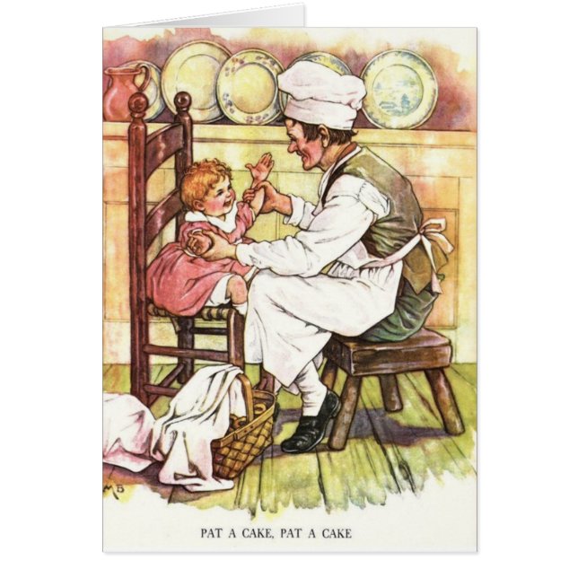 Vintage - Pat a Cake, Pat a Cake, Cards (Front)
