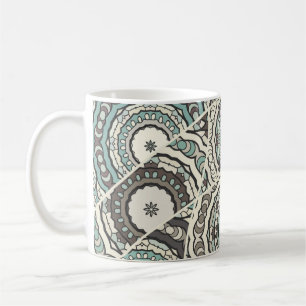 Vintage patchwork quilt pattern. Vintage decorativ Coffee Mug