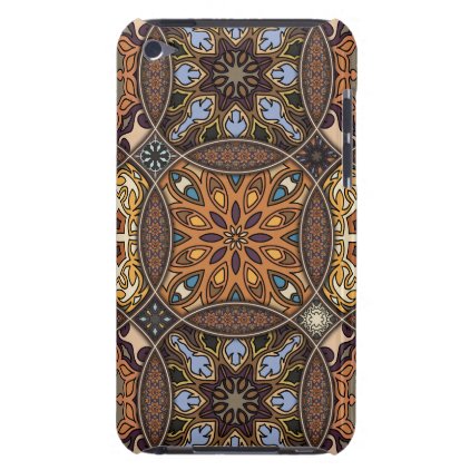 Vintage patchwork with floral mandala elements barely there iPod cover