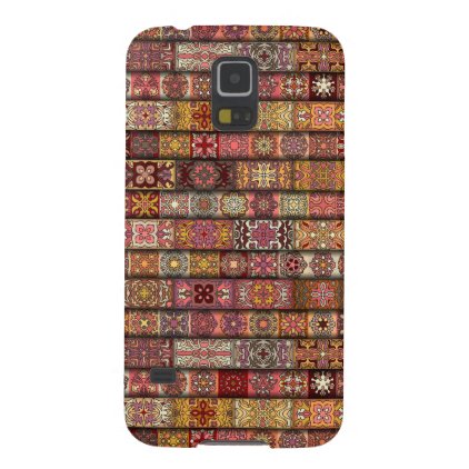 Vintage patchwork with floral mandala elements case for galaxy s5