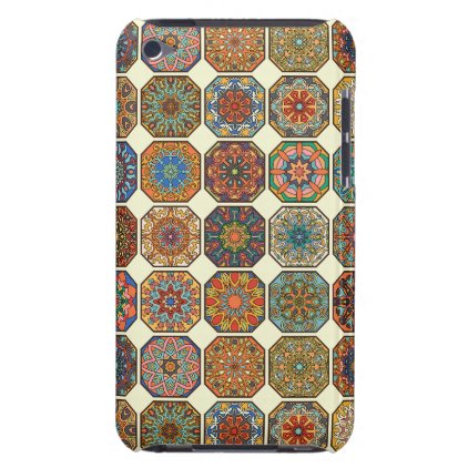 Vintage patchwork with floral mandala elements iPod touch Case-Mate case