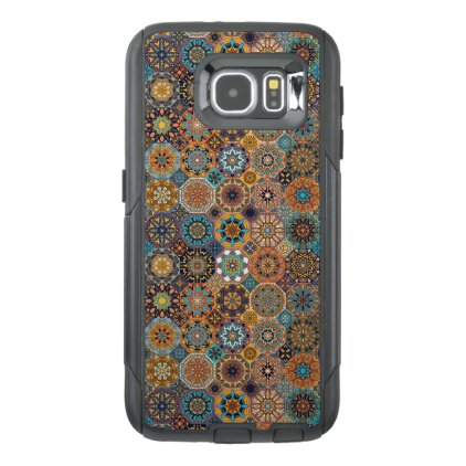 Vintage patchwork with floral mandala elements OtterBox samsung galaxy s6 case