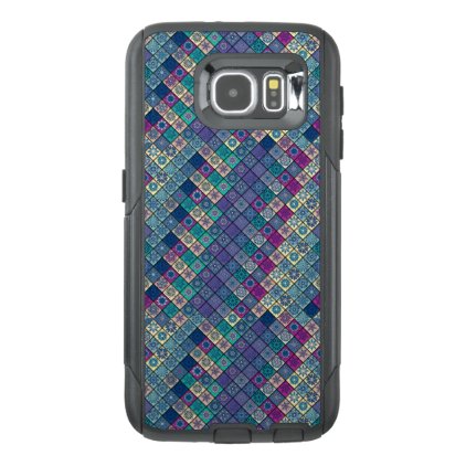 Vintage patchwork with floral mandala elements OtterBox samsung galaxy s6 case