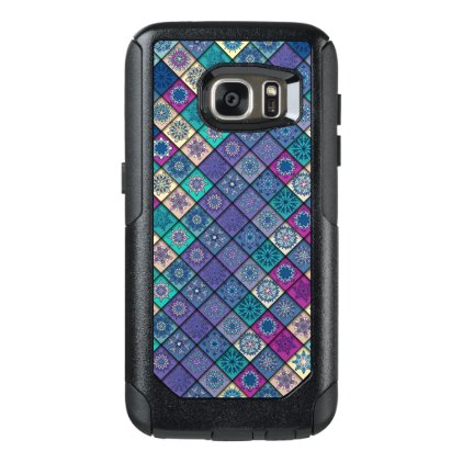 Vintage patchwork with floral mandala elements OtterBox samsung galaxy s7 case