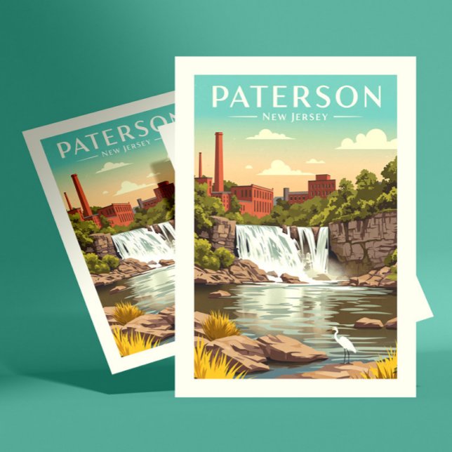 Vintage Paterson New Jersey Postcard (Creator Uploaded)