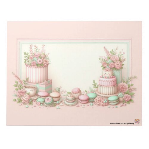 Vintage Patisserie Bakery Notepad