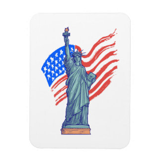  Vintage Patriotic 4th of July Design Magnet