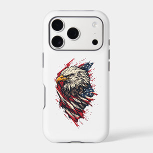 Vintage Patriotic American Eagle 4th of July iPhone 17 Pro Case